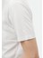 Beyaz Düz Bisiklet Yaka %100 Pamuk T-Shirt 4