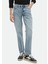 İndigo Düz Regular Fit Denim %100 Pamuk Pantolon 2