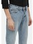 İndigo Düz Regular Fit Denim %100 Pamuk Pantolon 4