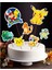 Hiras Dizayn Pokemon Pikachu ve Arkadaş Büyük Pasta Kürdanı Pasta Süsü Cupcake Pasta Doğum Günü Süsleri 7 Parça 1