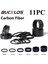 11PC Tarzı Bucklos Bisiklet Karbon Fiber Spacer mm Mtb Kulaklık Yıkama Çatal Tüp Spacer Dağ Bisikleti Aksesuarları (Yurt Dışından) 5