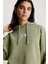 Washed Cotton Cropped Hoodie Kadın SWEATSHIRT-J20J223082L9N 4