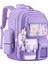Yeni Okul Çantası Çocuk Omurga Koruma Okul Çantası1-6ilkokul Öğrencileri Için Sırt Çantası Mor Büyük (Yurt Dışından) 1