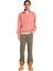 Merrymack River Garment Dye 1/4 Fermuarlı Erkek Sweatshirt Hot Sauce 1
