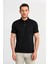 Merserize Pike Polo Yaka Siyah Erkek T-Shirt TS24Y24105_D99 1
