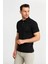 Merserize Pike Polo Yaka Siyah Erkek T-Shirt TS24Y24105_D99 4