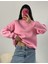 Pembe Basic Oversize Sweatshirt 26088 1