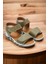Haki Bantlı Unisex Çocuk Sandalet 1