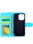 IPhone 13 Için Flip Case Pu Deri Manyetik Kapatma Darbeye Kart Tutucu (Yurt Dışından) 5