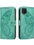 Samsung Galaxy A22 4g Için Flip Case Yüksek Kalite Deri Kabartmalı El (Yurt Dışından) 1