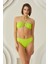 Yeşil Reps Boyundan Bağlamalı Tek Üst Bikini 1