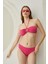 Fuşya Reps Boyundan Bağlamalı Tek Üst Bikini 2