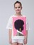 Kız Çocuk Havalı Kadın Baskılı T-Shirt 1