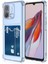 Xiaomi Redmi 12C Kapak Kamera Korumalı Kartlıklı Darbe Emici Özellikli Şeffaf Silikon Kılıf 1