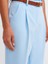 71533 Kemerli Havuç Fit Pantolon-Mavi 4