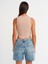 71678 Yanı Apoletli Denim Şort-Tint 2