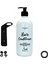 Askı Aparatlı Beyaz Cam Saç Kremi Şişesi - 500 ml (Hair Conditioner) 1
