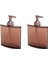 Oval Sıvı Sabunluk 2 Adet Kahverengi Akrilik 13 x 5 x 16 cm 350 ml 1