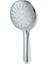 Shower 3 Püskürtme Modlu Yüksek Basınçlı El Duş Başlığı / Ekstra Dayanıklı ve Paslanmaz Abs Malzeme / Duş Seti, Duş Takımı ve G1/2 Evrensel Dişli Duş Hortumları ile Uyumludur / Nerolıa 1