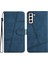 Samsung Galaxy S21 Artı Tam Koruma Bilek Kayışı Flip Pu Için Flip Case (Yurt Dışından) 1