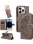 Kredi Kartı Yuvası ile IPhone 14 Pro Max Yüksek Kalite Deri Için Flip Case (Yurt Dışından) 1