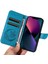 IPhone 14 Için Flip Case Artı Kredi Kartı Yuvası ile Yüksek Kaliteli Deri (Yurt Dışından) 3