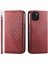 IPhone 15 Için Flip Case Artı El Kayışı Eşkenar Dörtgen Şekli Standı Cüzdan Günlük (Yurt Dışından) 1