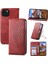 IPhone 15 Için Flip Case Artı El Kayışı Eşkenar Dörtgen Şekli Standı Cüzdan Günlük (Yurt Dışından) 5