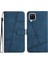 Samsung Galaxy A22 4g Tam Koruma Bilek Kayışı Kart Yuvaları Için Flip Case (Yurt Dışından) 5