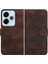 Xiaomi Redmi 13 Için Flip Case Geometrik Desen Darbeye Deri Kılıf Pu (Yurt Dışından) 1