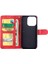 IPhone 14 Için Filp Durumda Pro Tam Koruma Kartı Tutucu Kickstand Pu (Yurt Dışından) 2