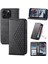 IPhone 15 Için Flip Case Pro Max El Kayışı Standı Günlük Kullanım Eşkenar Dörtgen Şekli (Yurt Dışından) 1