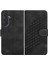 Samsung Galaxy M55 Darbeye Deri Kılıf Için Flip Case Geometrik Desen (Yurt Dışından) 1