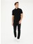 Siyah Erkek Slim Fit T-Shirt GTP04IY024 4