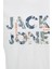 Jack & Jones Bisiklet Yaka Logo Baskili Tisört-12215700 5