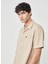 Regular Fit Bej Erkek Gömlek L67PLDUQ_KISA Kollu Gömlek Beden: Xl 5