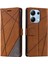 Xiaomi Redmi Için Not 13 4g Pu Deri Darbeye Manyetik Cüzdan (Yurt Dışından) 1