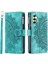 Kırmızı Dikey Çizgili Mikrofiber Astar Pu ile Samsung Galaxy A15 Için Kılıf (Yurt Dışından) 1