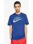 Sportswear Swoosh Tshirt Erkek Tişört Mavi 1