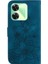 Realme C61 Kabartmalı Zambak Cüzdan Kickstand Manyetik Kart Için Flip Case (Yurt Dışından) 5