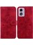 Motorola Moto E14 Kickstand Kabartmalı Zambak Cüzdan Manyetik Için Flip Case (Yurt Dışından) 1