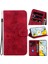 Motorola Moto E14 Kickstand Kabartmalı Zambak Cüzdan Manyetik Için Flip Case (Yurt Dışından) 3