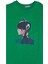 Kız Çocuk Wednesday Baskılı Yeşil Tshirt 4