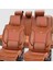 Nissan Skystar Uyumlu Deri Oto Koltuk Kılıfı Ön Arka Set Tarçın Elite Model Sc 1