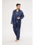 Erkek Ropdöşambır Ve Saten Pijama Takımı 4'Lü Set- Ropman 5