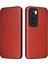 Oppo Oppo 12 5g Manyetik Karbon Fiber Tam Koruma Flip Case Için Flip Case (Yurt Dışından) 1
