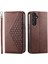 Samsung Galaxy M55 Günlük Kullanım Için Flip Case Standı Cüzdan El Kayışı Eşkenar Dörtgen (Yurt Dışından) 1