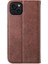 IPhone 15 Için Flip Case Artı El Kayışı Eşkenar Dörtgen Şekli Standı Cüzdan Günlük (Yurt Dışından) 5