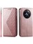 Realme 12 5g El Kayışı Standı Için Flip Case Günlük Kullanım Eşkenar Dörtgen Şekli Cüzdan (Yurt Dışından) 1