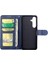 Samsung Galaxy S24 Için Filp Durumda Tam Koruma Kartı Tutucu Kickstand Pu (Yurt Dışından) 4